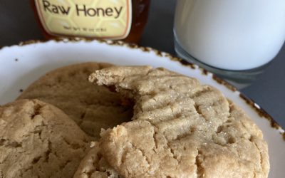 Chewy Honey Peanut Butter Cookies