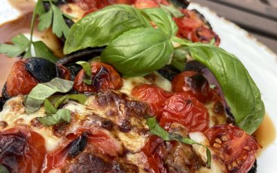 Blackberry Ginger Portobello Mushroom Caps