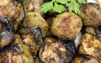 Neapolitan Herb Balsamic Grilled Eggplant