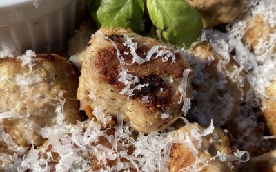 Turkey-Spicy Calabrian Pesto Meatballs
