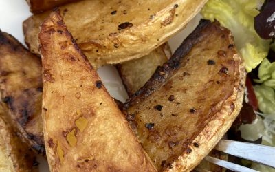 Olive Oil Roasted Lemon Garlic Potatoes