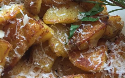 Rosemary Cheesy Potatoes!!