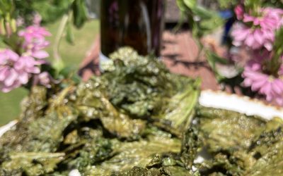 Oven Baked Cayenne Kale Chips