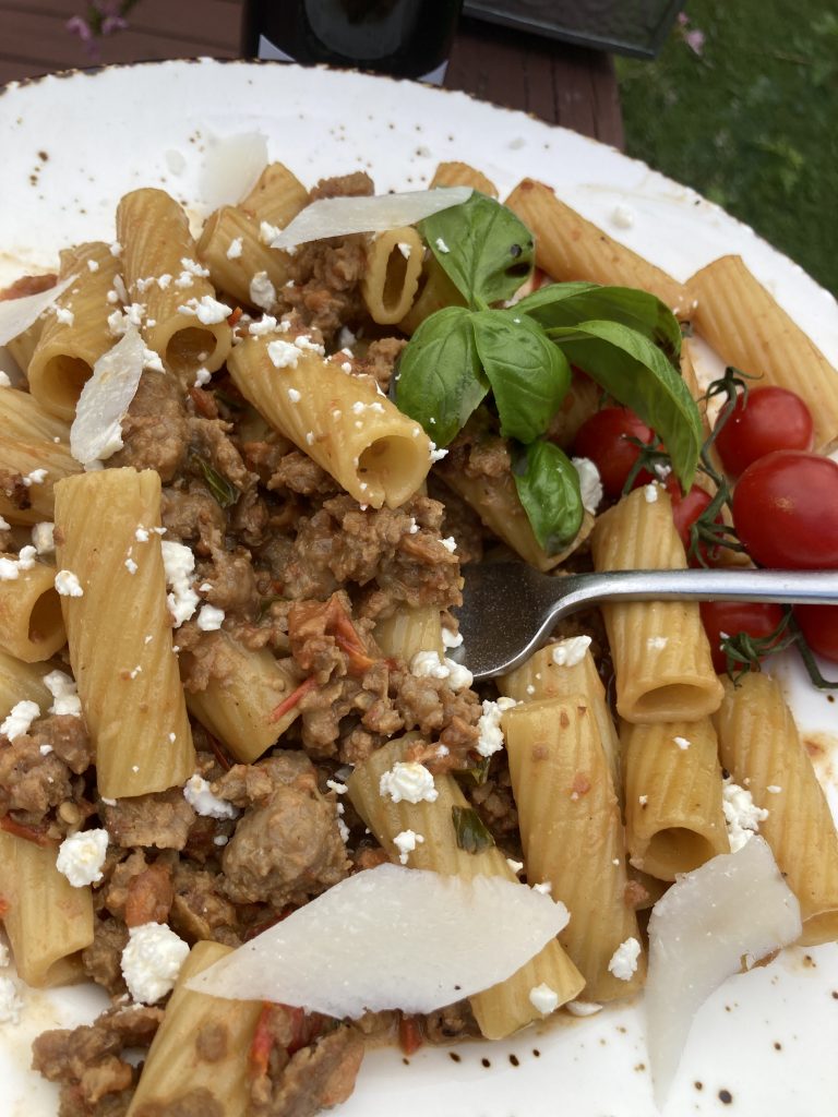 Italian Sausage Pasta in Cream Sauce Buona Cucina