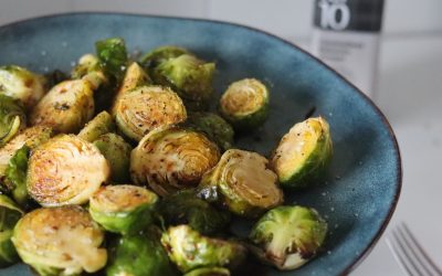Slow Cooker Apple Balsamic Brussel Sprouts