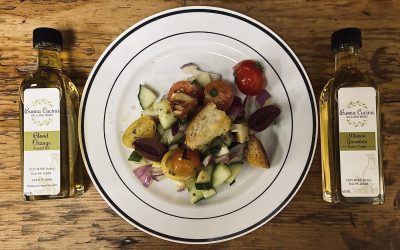 Panzanella Salad w/ Navel Orange Vinaigrette