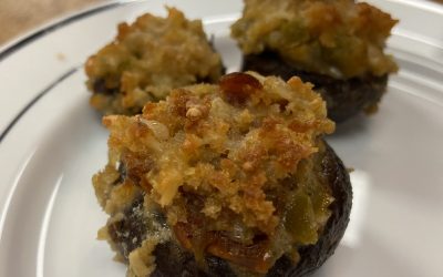 Veggie Stuffed Portobello Mushroom