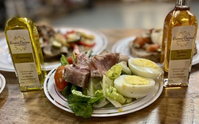 Ahi Tuna Nicoise Salad with Rosemary Oil