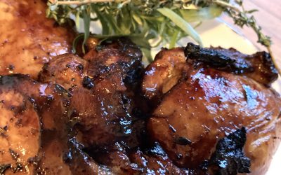 Fig Dark Balsamic Vinegar Chicken Thighs