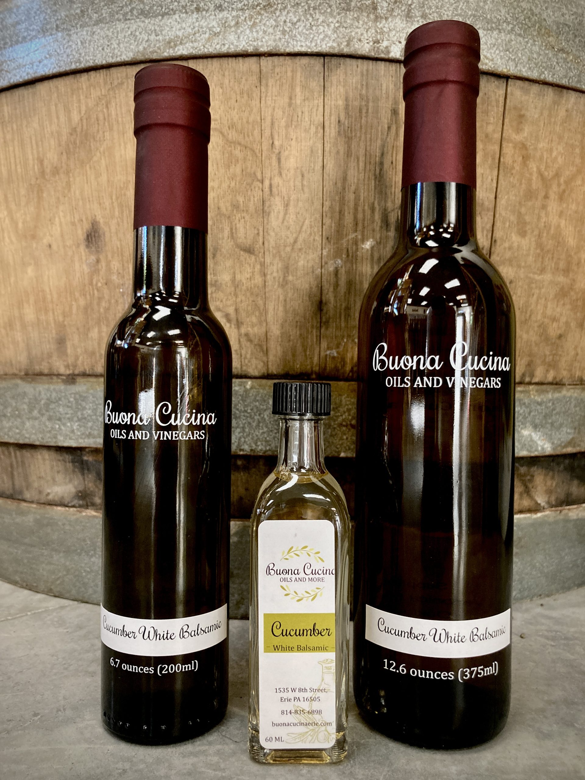 Cucumber White Balsamic Vinegar Buona Cucina