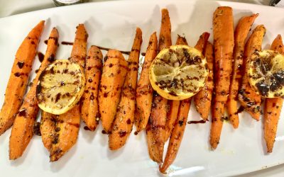 Tuscan Herb Roasted Carrots W/ Garlic & Lemon