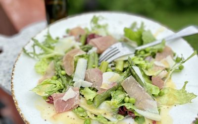 Asparagus & Pea Salad with Parmigiano