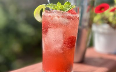 Cascadian Raspberry Balsamic “Mojito”