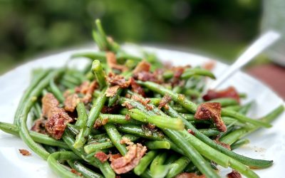 Balsamic- Bacon Green Beans