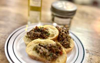 Tapenade with Herbs De Provence Oil