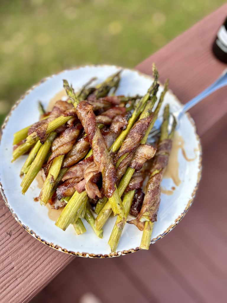 Bacon Wrapped Asparagus with Balsamic Glaze Buona Cucina