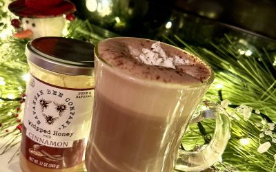 Frothy Hot Chocolate W/ Cinnamon Honey