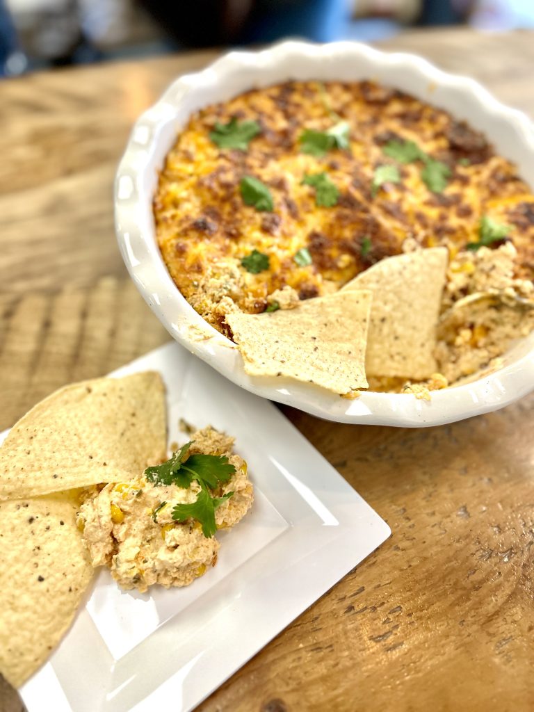 Spicy Mexican Street Corn Dip | Buona Cucina Oils and More