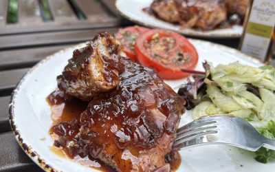 Raspberry Balsamic Glazed Chicken