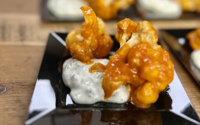 Crispy Buffalo Cauliflower Bites