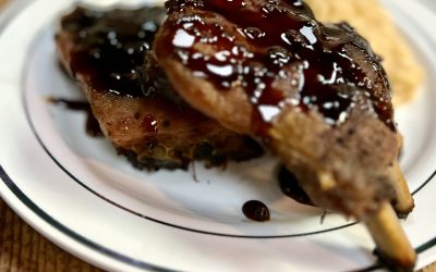 Blueberry Glazed Pork Ribs