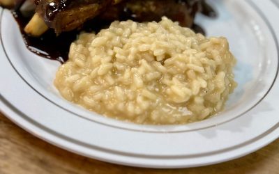 Creamy White Cheddar Risotto