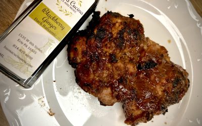Blackberry Ginger Balsamic BBQ Sauce