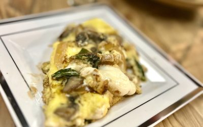 Mushroom & Burrata Frittata