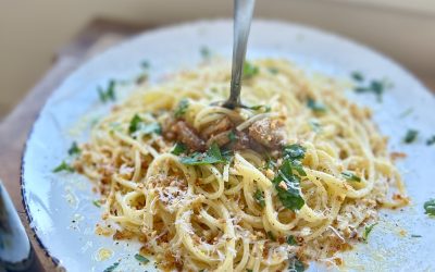 Elevated Spicy Garlic Confit Pasta