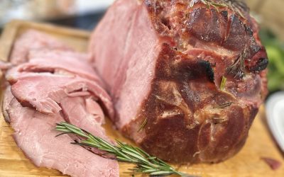 Apricot  Balsamic Roasted Ham