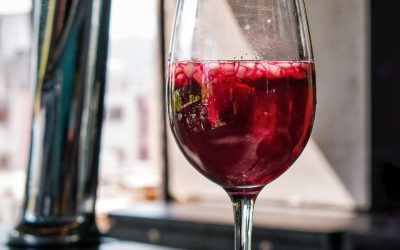 Strawberry Balsamic and Peach Sangria