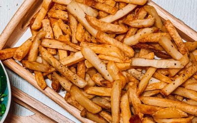 Crispy Roasted Garlic Salt Oven Fries