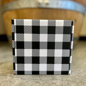 Black Plaid Box