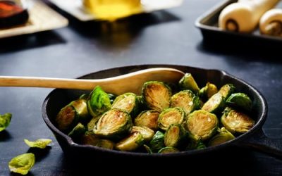 Roasted Brussels Sprouts with Parmesan