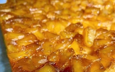 Upside-Down Navel Orange Pineapple Cake