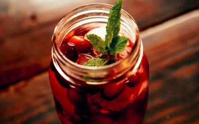 Holiday Cranberry Pear Cocktail