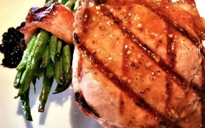 Pork Chop With Huckleberry Sauce