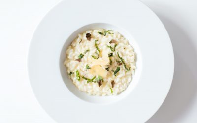 Parmesan Risotto with Black Truffle Salt