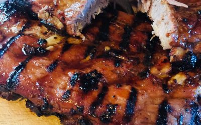 Honey Ginger Glazed BBQ Ribs