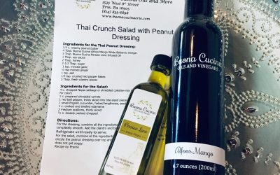 Thai Crunch Salad with Peanut Dressing